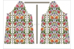 Дизайн (схема для вишивання) сорочки 873-18/09 "Троянди" РС006